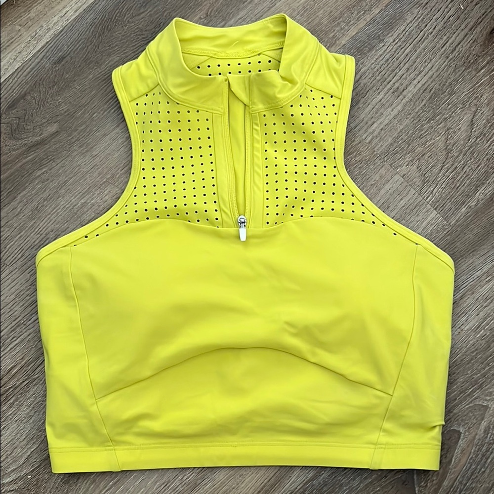 Lululemon Athletica Yellow Sports Bra
